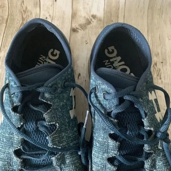 Under Armour Womens Charged Bandit 3 1298664-918 Blue Running Shoes Sneakers 11 - Picture 8 of 9